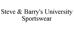 STEVE & BARRY'S UNIVERSITY SPORTSWEAR trademark