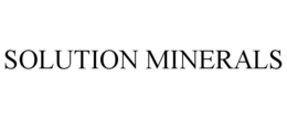 SOLUTION MINERALS trademark