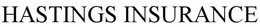 HASTINGS INSURANCE trademark