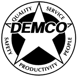 DEMCO QUALITY SERVICE PEOPLE PRODUCTIVITY SAFETY trademark