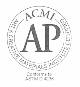 ACMI AP ART & CREATIVE MATERIALS INSTITUTE CERTIFIED CONFORMS TO ASTM D 4236 trademark