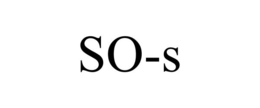 SO-S trademark