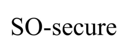 SO-SECURE trademark