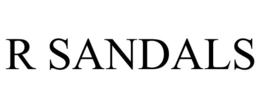 R SANDALS trademark