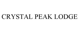 CRYSTAL PEAK LODGE trademark