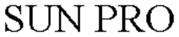 SUN PRO trademark