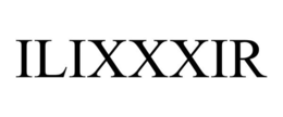 ILIXXXIR trademark