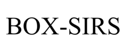 BOX-SIRS trademark