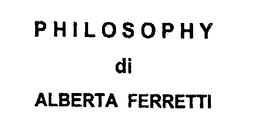 PHILOSOPHY DI ALBERTA FERRETTI trademark