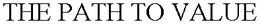 THE PATH TO VALUE trademark