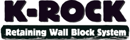 K-ROCK RETAINING WALL BLOCK SYSTEM trademark