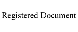 REGISTERED DOCUMENT trademark