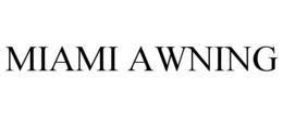 MIAMI AWNING trademark