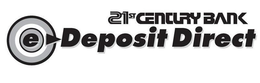 21ST CENTURY BANK E DEPOSIT DIRECT trademark