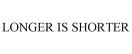 LONGER IS SHORTER trademark