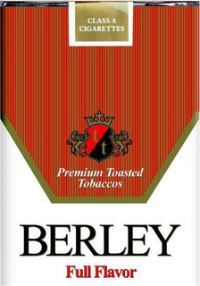 CLASS A CIGARETTES T T PREMIUM TOASTED TOBACCOS BERLEY FULL FLAVOR trademark