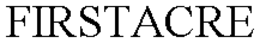 FIRSTACRE trademark