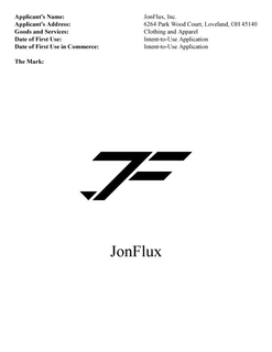 JF JONFLUX trademark