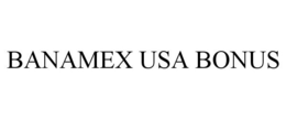 BANAMEX USA BONUS trademark