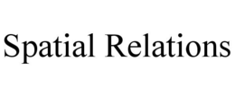 SPATIAL RELATIONS trademark