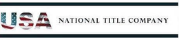 USA NATIONAL TITLE COMPANY trademark
