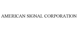 AMERICAN SIGNAL CORPORATION trademark