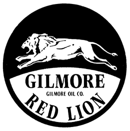 GILMORE RED LION - GILMORE OIL CO. trademark