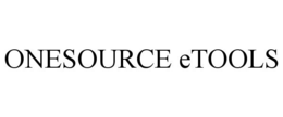 ONESOURCE ETOOLS trademark