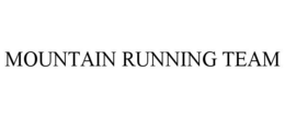 MOUNTAIN RUNNING TEAM trademark