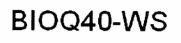 BIOQ40-WS trademark