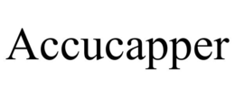 ACCUCAPPER trademark