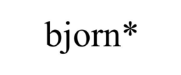 BJORN* trademark
