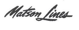 MATSON LINES trademark