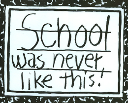 SCHOOL WAS NEVER LIKE THIS! trademark
