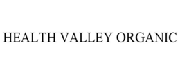HEALTH VALLEY ORGANIC trademark
