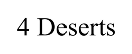4 DESERTS trademark