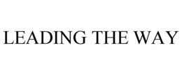 LEADING THE WAY trademark