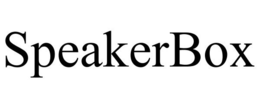 SPEAKERBOX trademark
