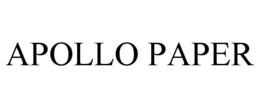 APOLLO PAPER trademark