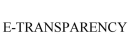E-TRANSPARENCY trademark