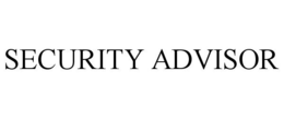 SECURITY ADVISOR trademark