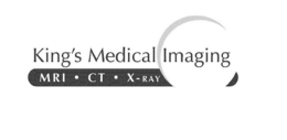 KING'S MEDICAL IMAGING MRI · CT · X-RAY trademark