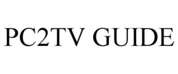 PC2TV GUIDE trademark