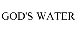 GOD'S WATER trademark