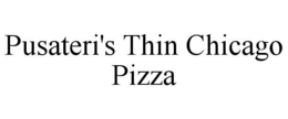 PUSATERI'S THIN CHICAGO PIZZA trademark