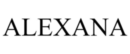 ALEXANA trademark