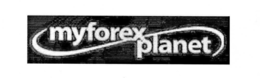 MYFOREX PLANET trademark