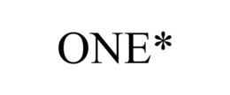 ONE* trademark