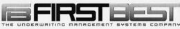 FB FIRST BEST THE UNDERWRITING MANAGEMENT SYSTEMS COMPANY trademark