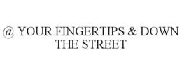 @ YOUR FINGERTIPS & DOWN THE STREET trademark